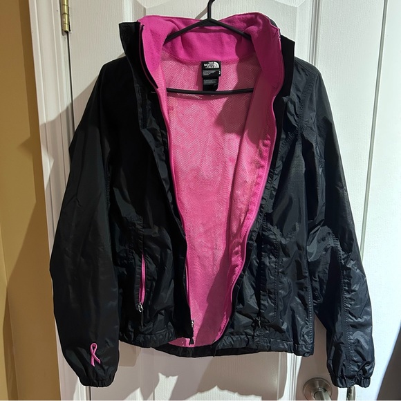 The North Face pink ribbon women hooded jacket size S - Picture 4 of 6